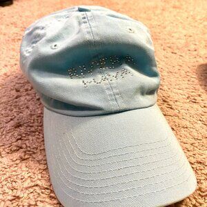 Rivera Maya Baby Blue Baseball Hat Gemstone Decal New Without Tags Caribbean